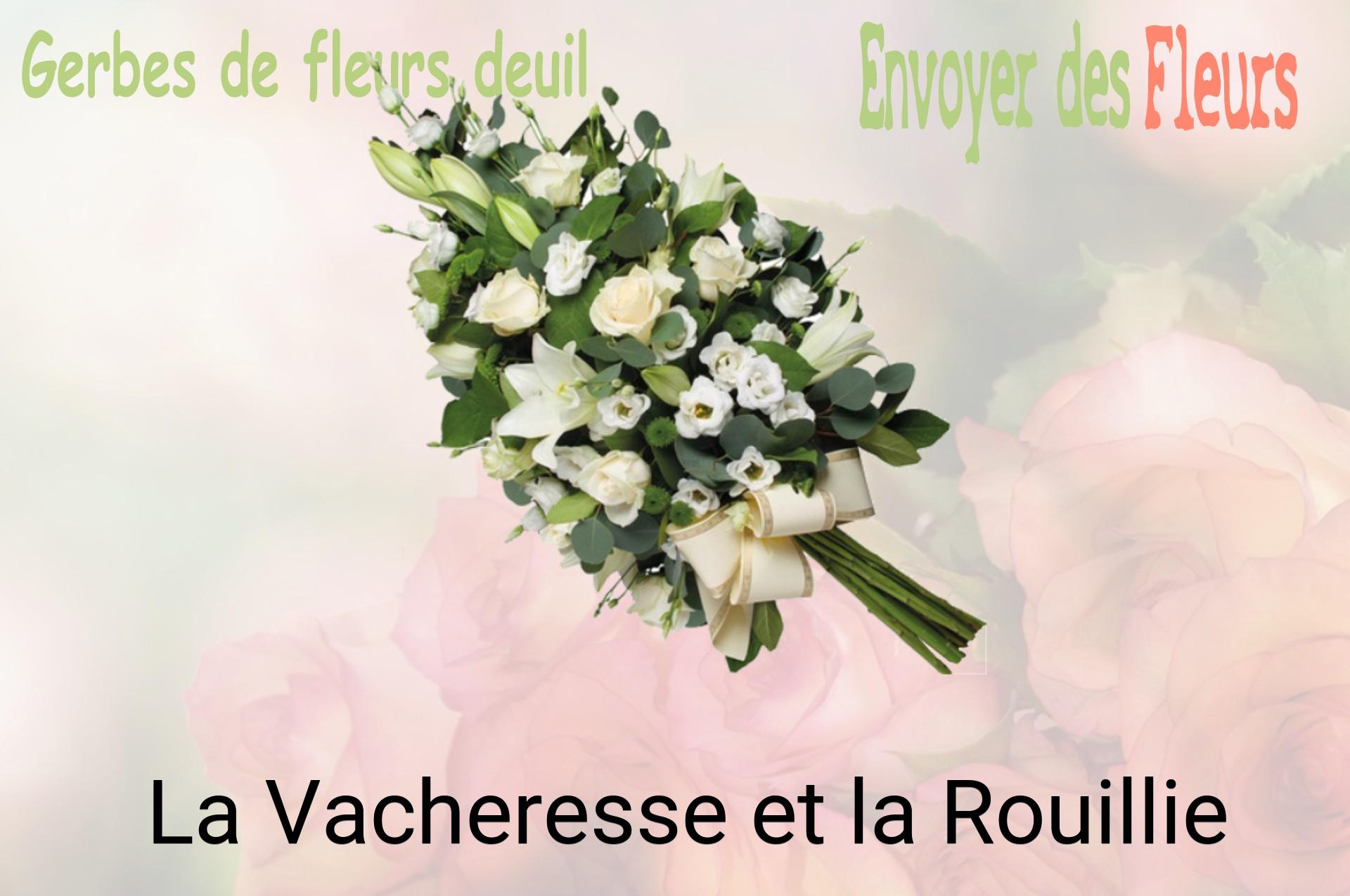 Gerbe de fleurs de deuil livrée à La Vacheresse-et-la-Rouillie